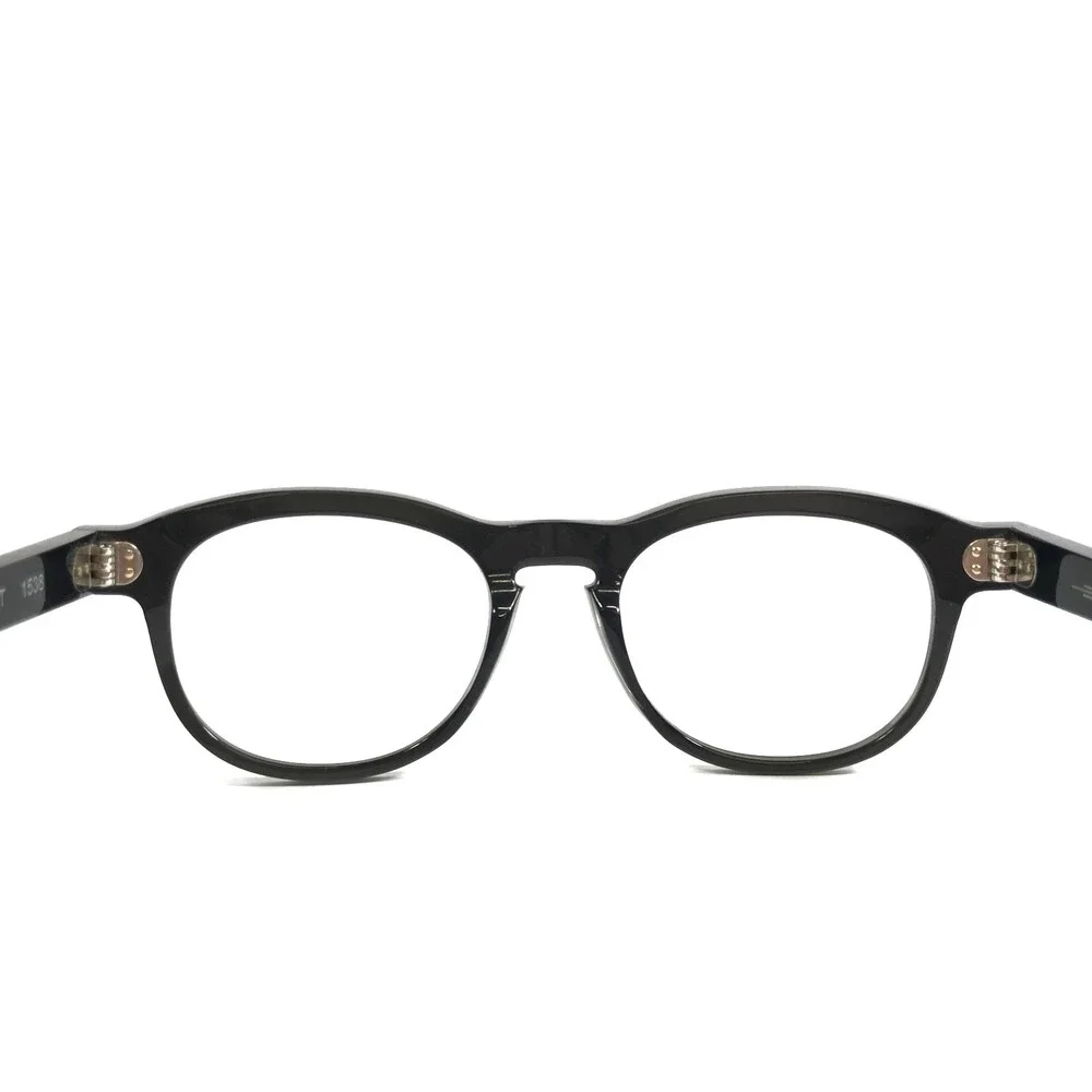 Anne & Valentin Eyeglasses Frames CHET 1538 Shiny Black Round Full Rim 45-20-140